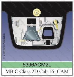 Ветровое стекло на MERCEDES C-CLASS A205 2CPE, 2CAB